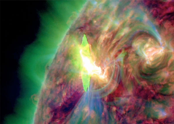 Unusual tornadoes appear on the surface of the Sun.