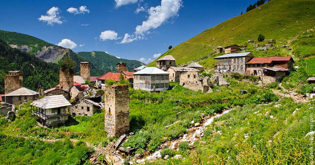 Upper Svaneti landscape
