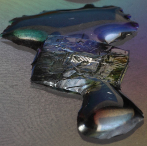 US unmanned aerial vehicle melt and disappear