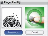 USB Flashdrive fingerprint recognition