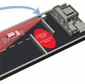 Use electromagnetic waves to break the car engine
