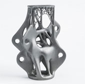 Uses 3D printing technology to create steel structures