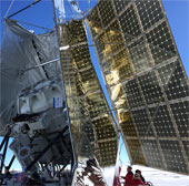 Using a balloon to bring the telescope up to observe the Big Bang trace
