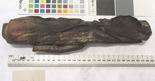 Using a tomography machine, researchers who read the 500-year-old ancient texts were scorched