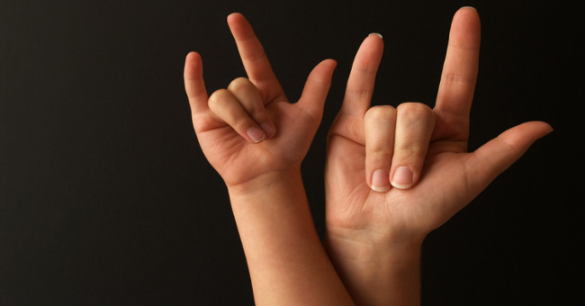 Using language by hand helps children be more creative