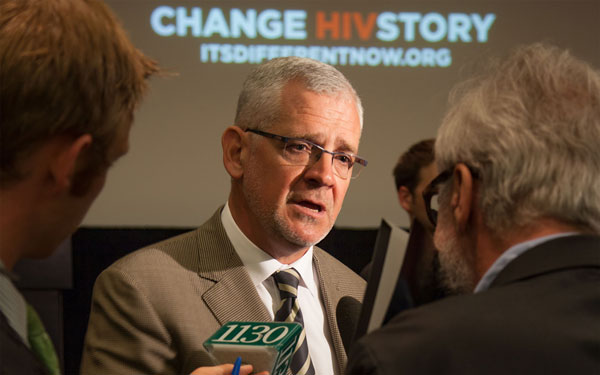 Vancouver organized an AIDS campaign