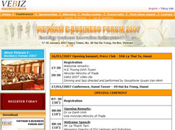 Vebiz 2007 E-Commerce Conference is about to open