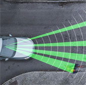 Vehicle detects obstructions