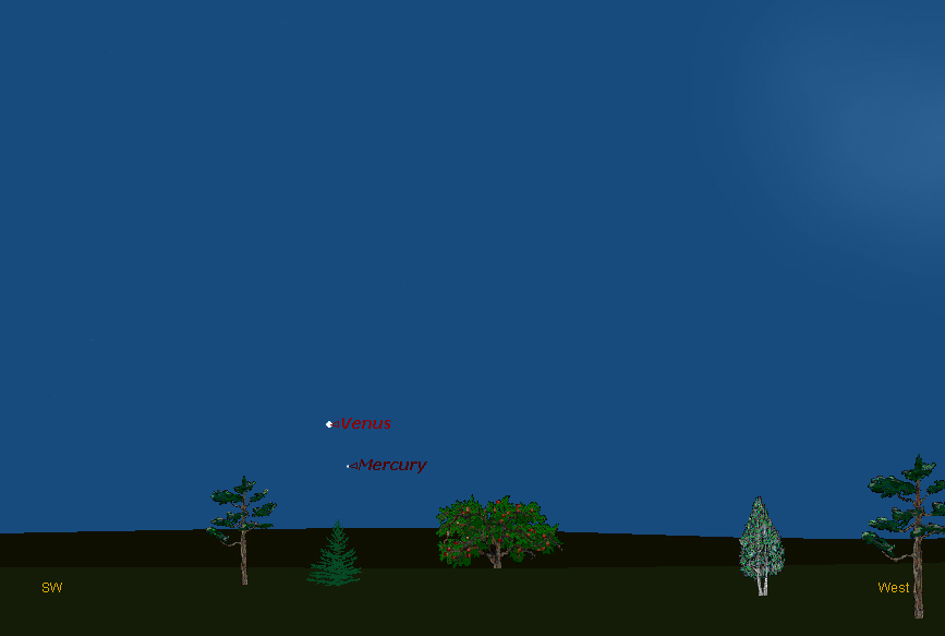 Venus returns to the sky on the night of October 27