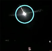 Video: A fire bridge appeared in the sky of the United States