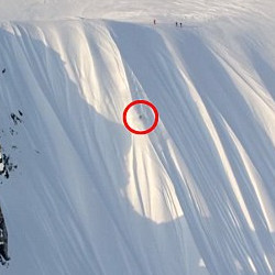 Video: A scary fall from a high mountain half a kilometer