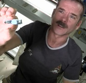 Video: Astronaut struggling to cut nails