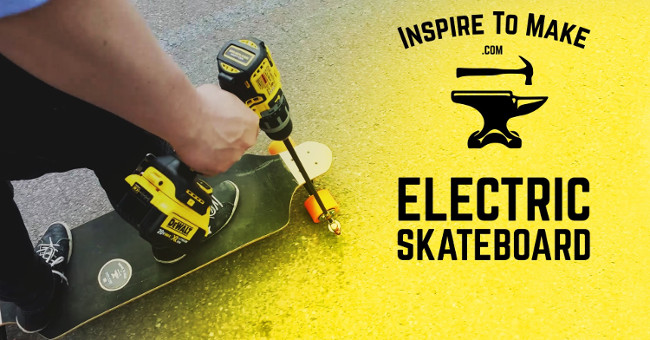 Video: Blind eye with a skateboard powered by a drill can't be more creative