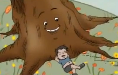 Video: Boy and apple tree