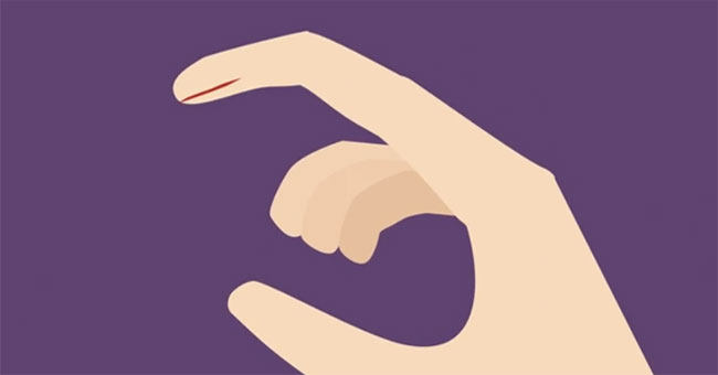 Video: Caused by wounds made by chopped paper hurt more than a knife