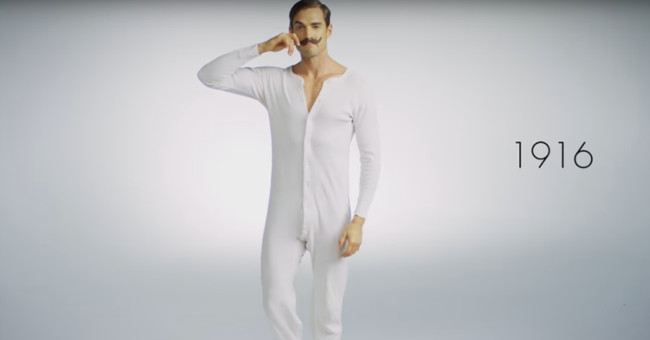 Video: Change of men's underwear for 100 years
