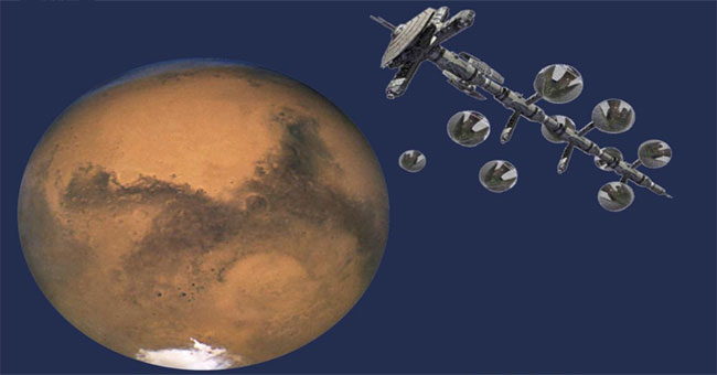 Video: China announced the design of transporting trees to Mars