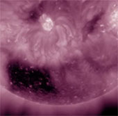 Video: Close up of the Sun's strange flaw