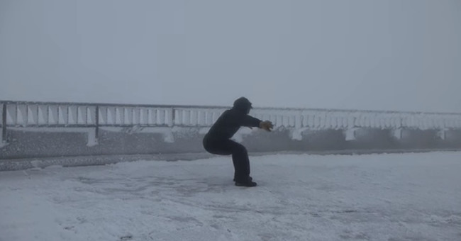 Video: Coping with strong winds of 175km / h at an altitude of 1900m