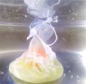Video: Drop the camera in hot water to spin boiled eggs