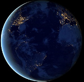 Video: Earth image at night