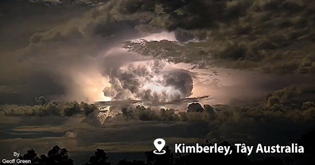 Video: Electric storms glow in Australia's sky