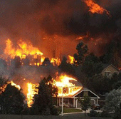 Video: Fire storms make people impassive
