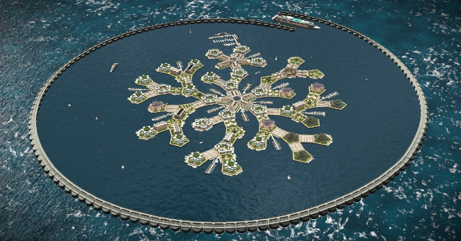 Video: Floating cities can change shape and move