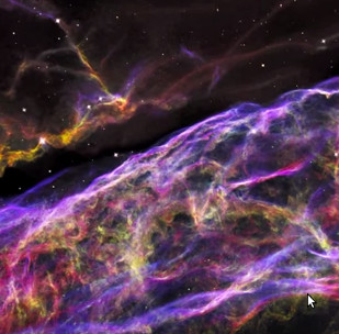 Video: Fly through a dead star's body