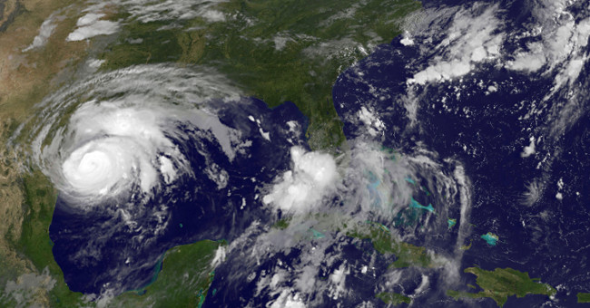 Video: Harvey storm image seen from space station