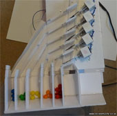 Video: Homemade M & M candy sorter from iPhone