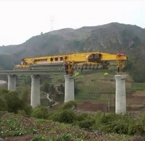 Video: How the machine works with the bridge span SLJ900 / 32