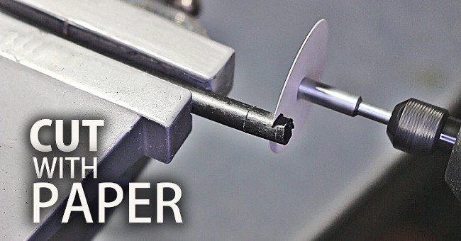 Video: How to create a blade with plastic and wood cutting paper