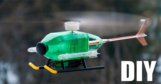 Video: How to make a helicopter so simple