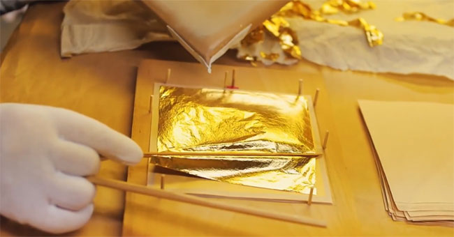 Video: Japanese secret of producing 0.0001mm thin gold leaf