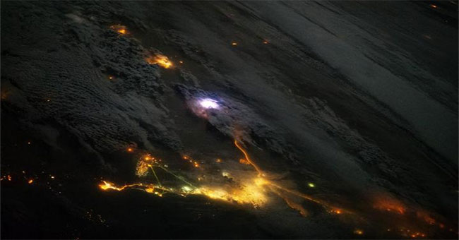 Video: Lightning seen from space