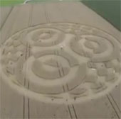 Video: Mysterious circle on the field in Germany