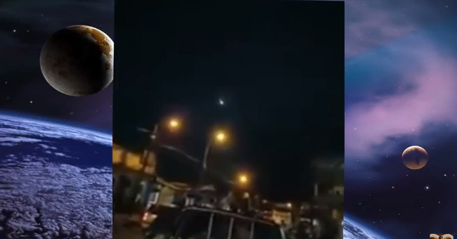 Video: Mysterious green sphere glows in the sky of South America