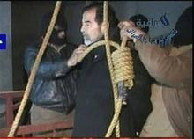 Video of Saddam's death sentence spread on the Internet