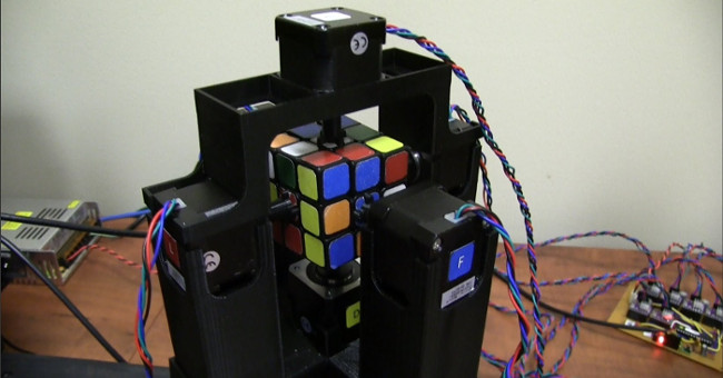 Video: Rubik block solver 3x3x3 in just 1 second