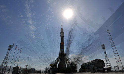 Video: Russian spacecraft launches into space