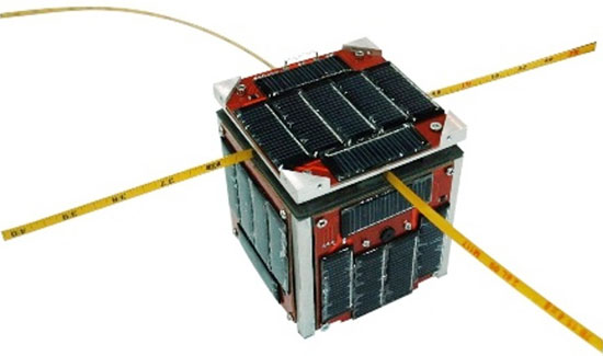 Video: Simulation of F-1 satellites in space