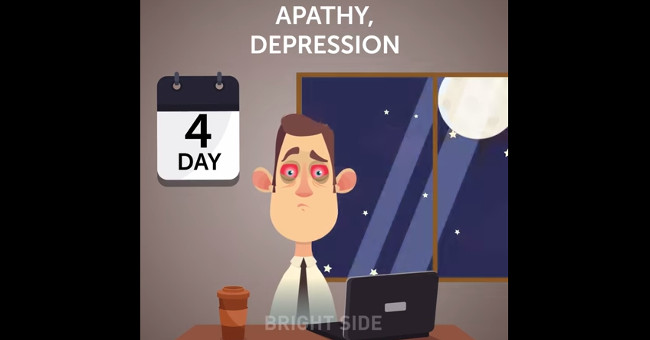Video: Situation like a corpse after 7 days without continuous sleep