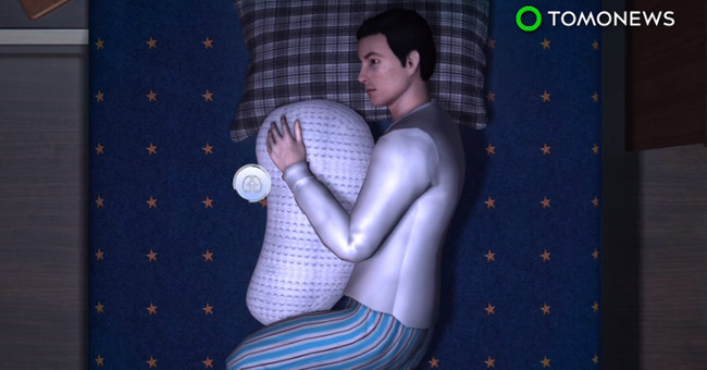 Video: Smart hug pillow to bring good sleep