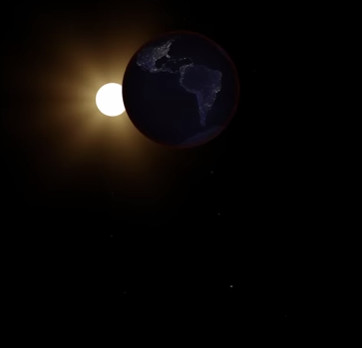 Video: Standing at the Moon watching the full lunar eclipse