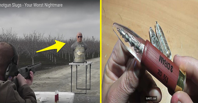 Video: The experiment shows that the force of the glass warhead is frightening