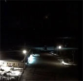 Video: The fireball appears in the sky of Canada