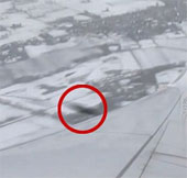 Video: The moment strange objects almost crashed the passenger plane in the sky