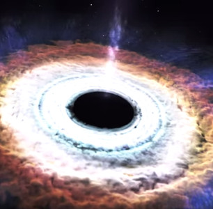 Video: The moment the super black hole ripped and swallowed a star