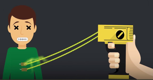 Video: The power to instantly paralyze the brain of electric guns